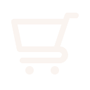 A simple, light orange shopping cart icon on a white background.